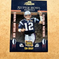 TOM BRADY PLAYOFF PRESTIGE 2004 