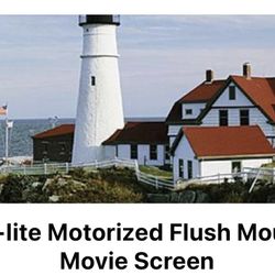 Motorized Da-Lite Movie Screen
