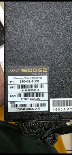 EVGA SuperNOVA 1600 G2