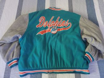 Vintage Miami Dolphins Wool Jacket Xl $150 Pickup In Oakdale 