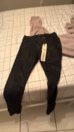 Purple jeans