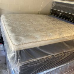 California King Size Mattress Pillow Top 14” Inches Thick Excellent Comfort Also Available: Twin, Full, Queen And King New From Factory Delivery Avail