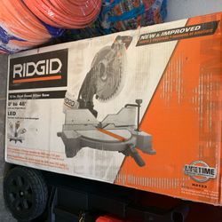 Ridgid New 12” Miter Saw - Dual Bevel - Brand New 