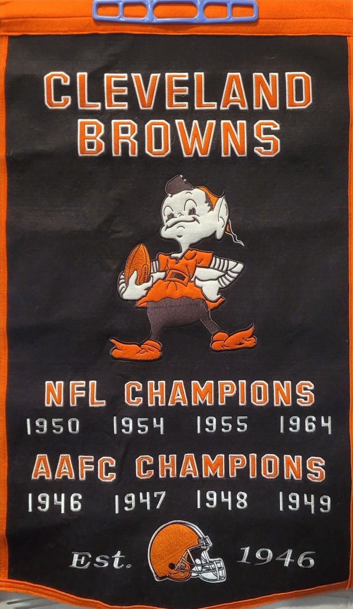 Cleveland Browns Retro Dynasty Banner