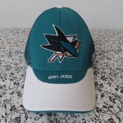 reebok ccm center ice collection san jose sharks hat