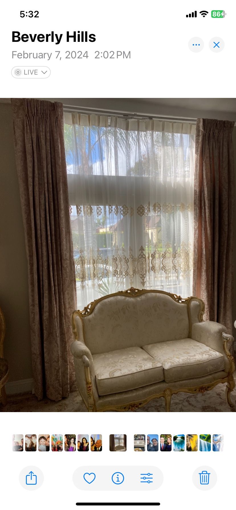 DRAPES 10 Pieces Brown Patern 9 Feet Long Bage Color,All Products : American Fashion Style Bags On Sale