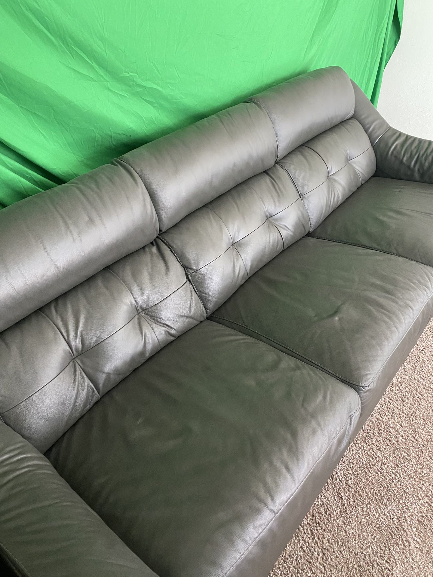 Leather couch