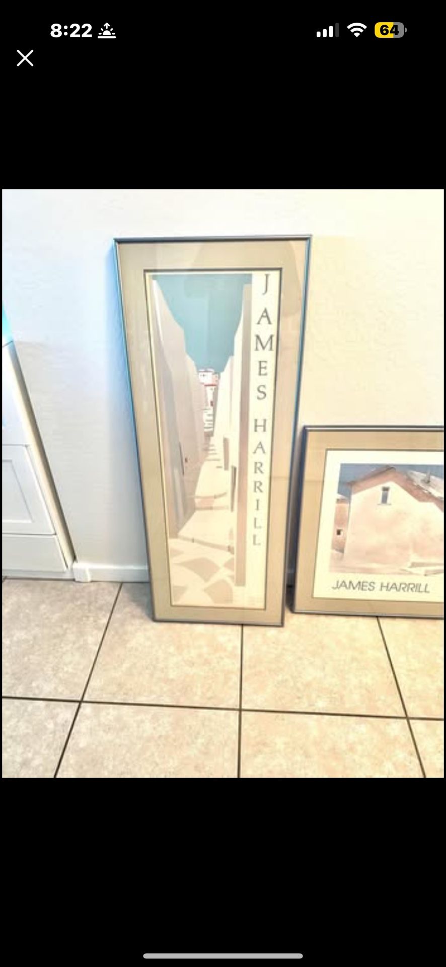 Vintage James Harrill Art Lithographs Leslie Levy Gallery 1982