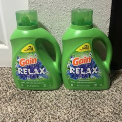 2 Gain laundry detergents 88oz