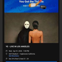 Kanye West concert tix