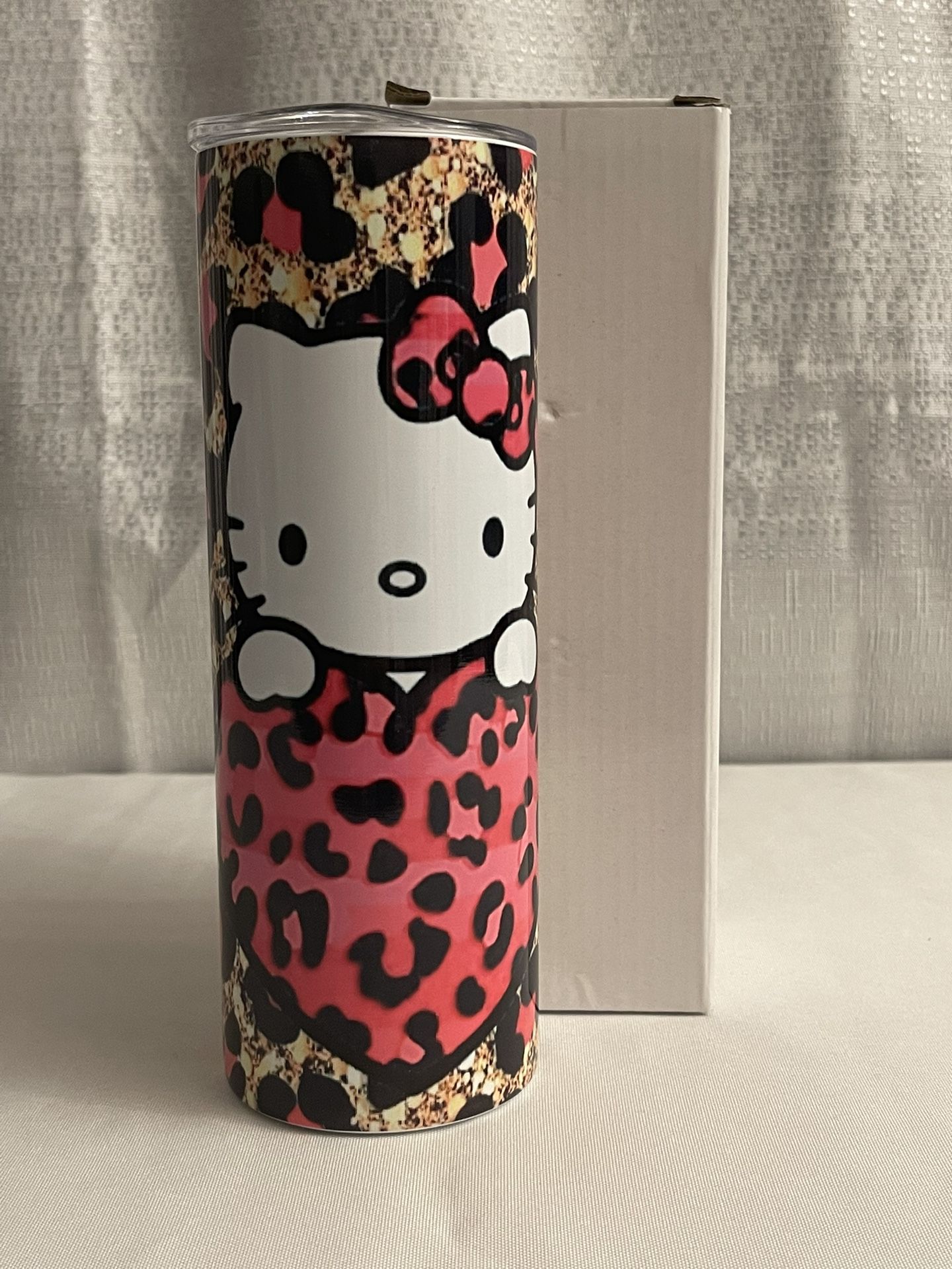 Hello Kitty Cheetah Print Water Bottle
