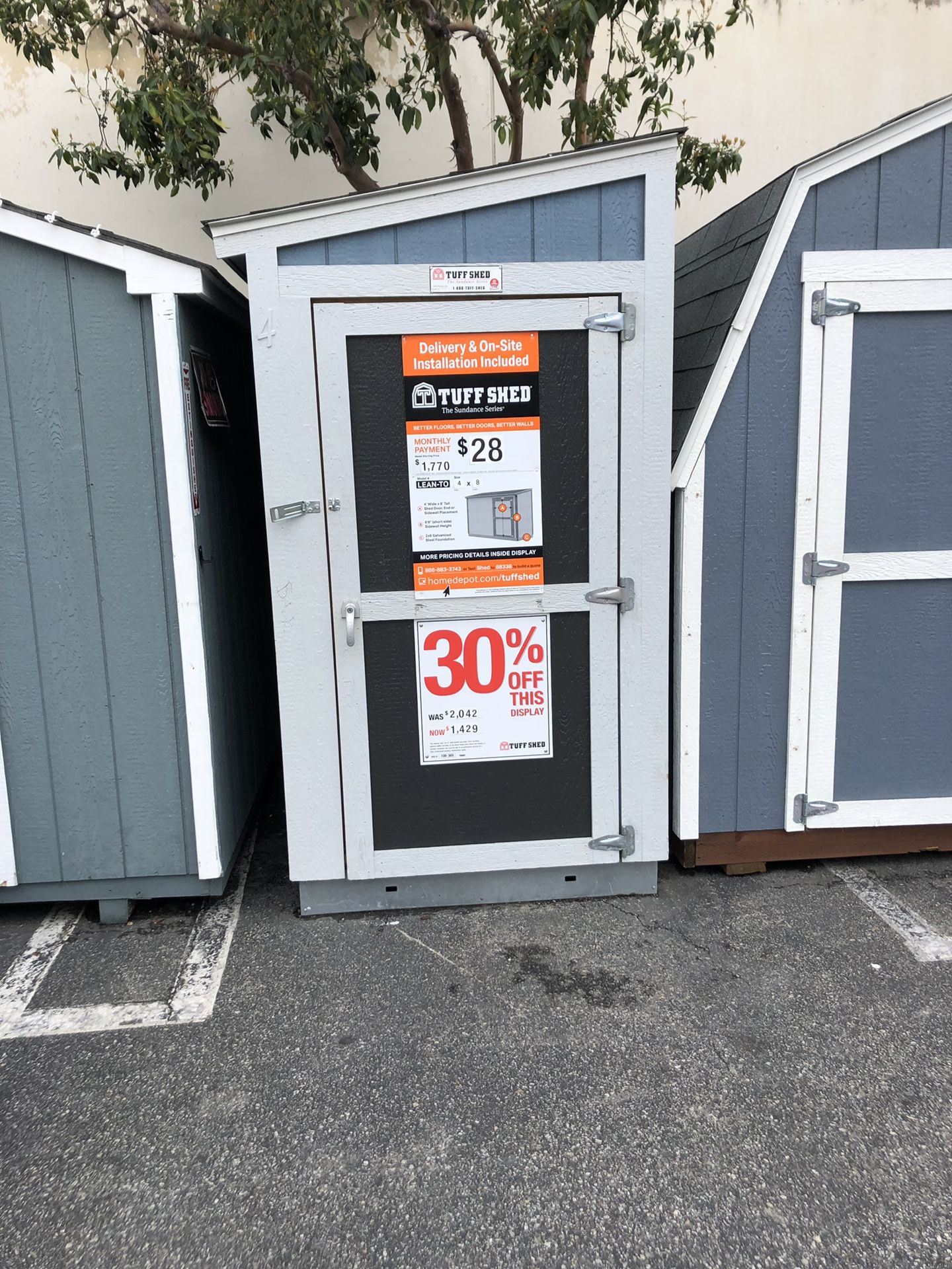 Tuff Shed Sundance Series Lean-To 4x8 Display