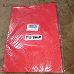 Glitter Red Card Stock Paper - 20 Sheets