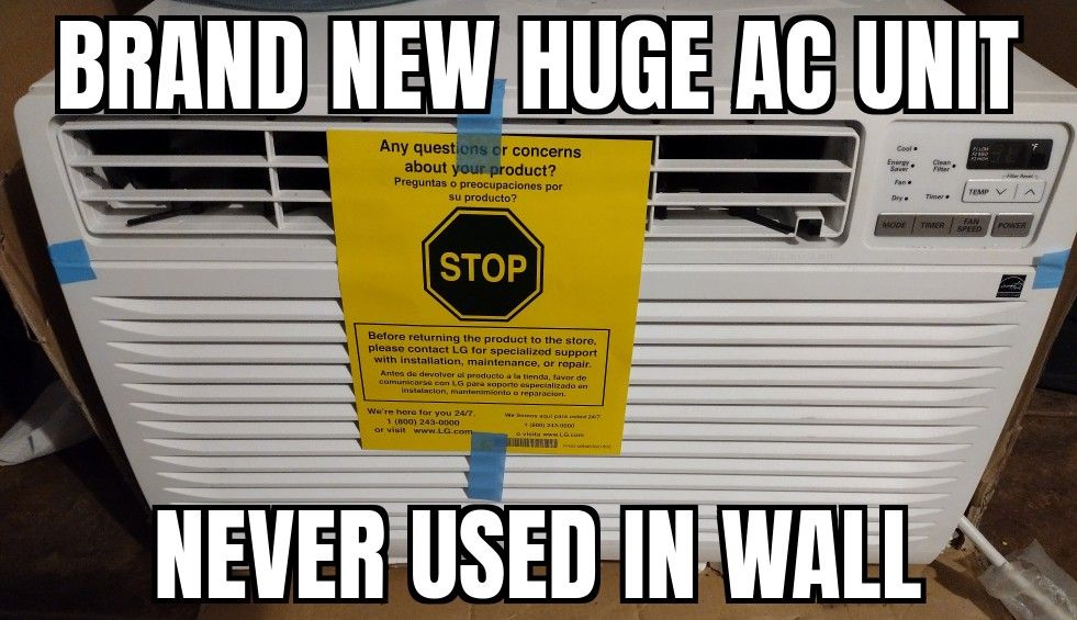 Huge In-wall LG AC Unit