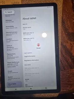 Tablet   perfect condition