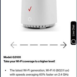Verizon FiOS router G3100