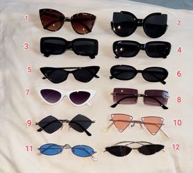 Sunglasses new and used