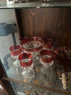 Indiana Glass Kings Crown Ruby Red