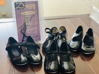 Ballet Tap Shoes Size 1,1 1/2 And 2 1/2