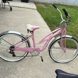 Pink Beach Cruiser Schwinn Roxie