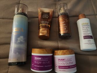 Bath & Body Works and Raw Sugar Body Care Bundle