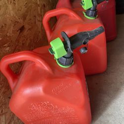 Three (3) Five (5) Gallon Gas Tanks