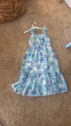 Floral dress size 6 girls