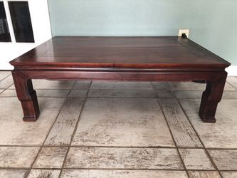 Antique Chinese Kang Table Low Foot, Early 19th Century. Collectors estate sale find. lli
