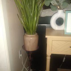 Fake Plant And Stand