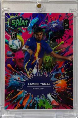 Lamine Yamal • 2024 Wild Card National Exclusive • Splat Rainbow • 1/1