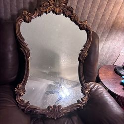 Vintage heavy mirror