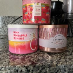 Bath And Body Works 3 Wick Candles