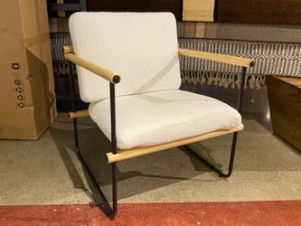 WEST ELM Ross Chair w/ Boucle Cushions