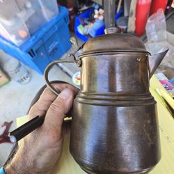 VINTAGE Rustic Copper Pot