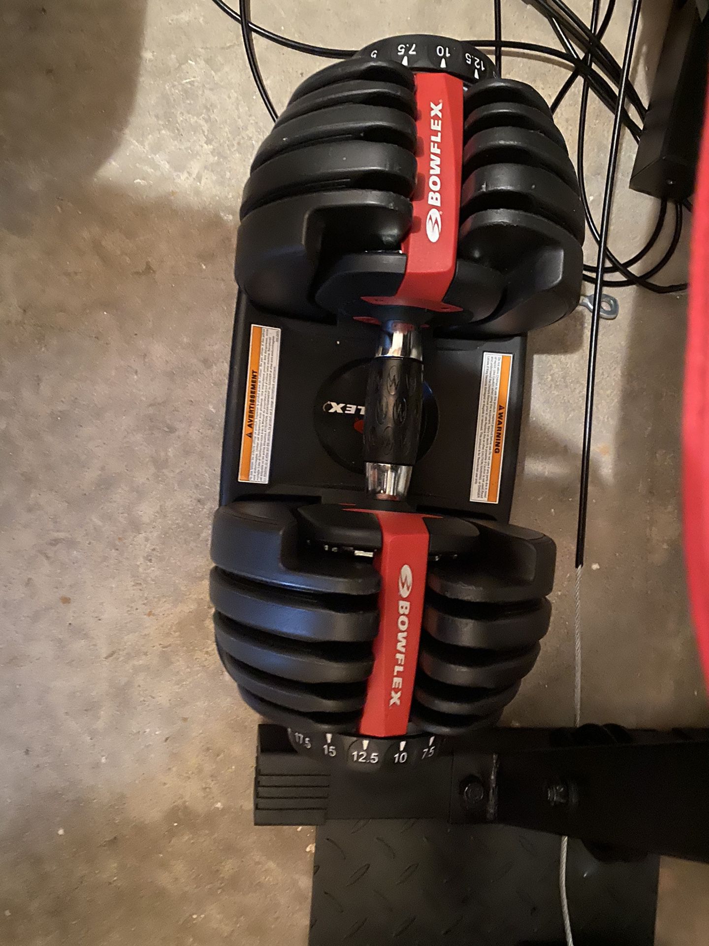 Bowflex Adjustable Dumbell 5-52.5 lbs.