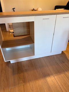 Multi use white dresser used less than a month