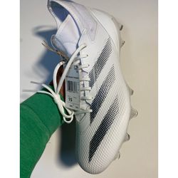 Adidas SM adizero Impact White Gray Football Cleats Shoes Men’s sz 15 NEW NO BOX