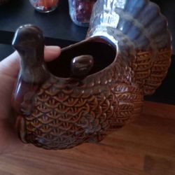 Vintage Turkey Gravy Bowl 