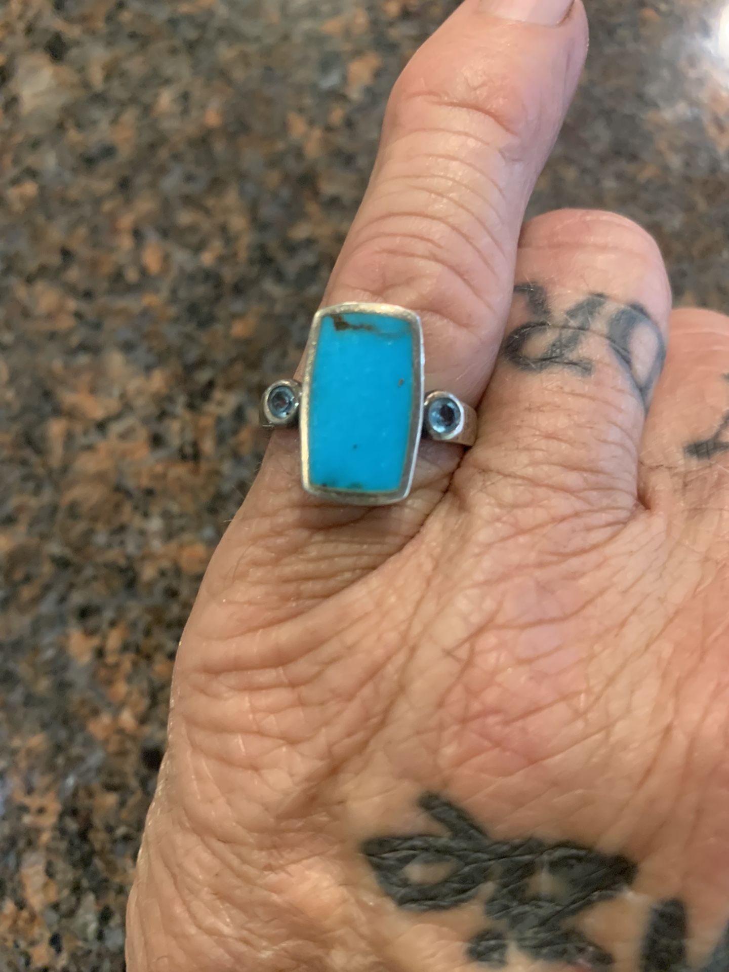 Ladies Turquoise And Sterling