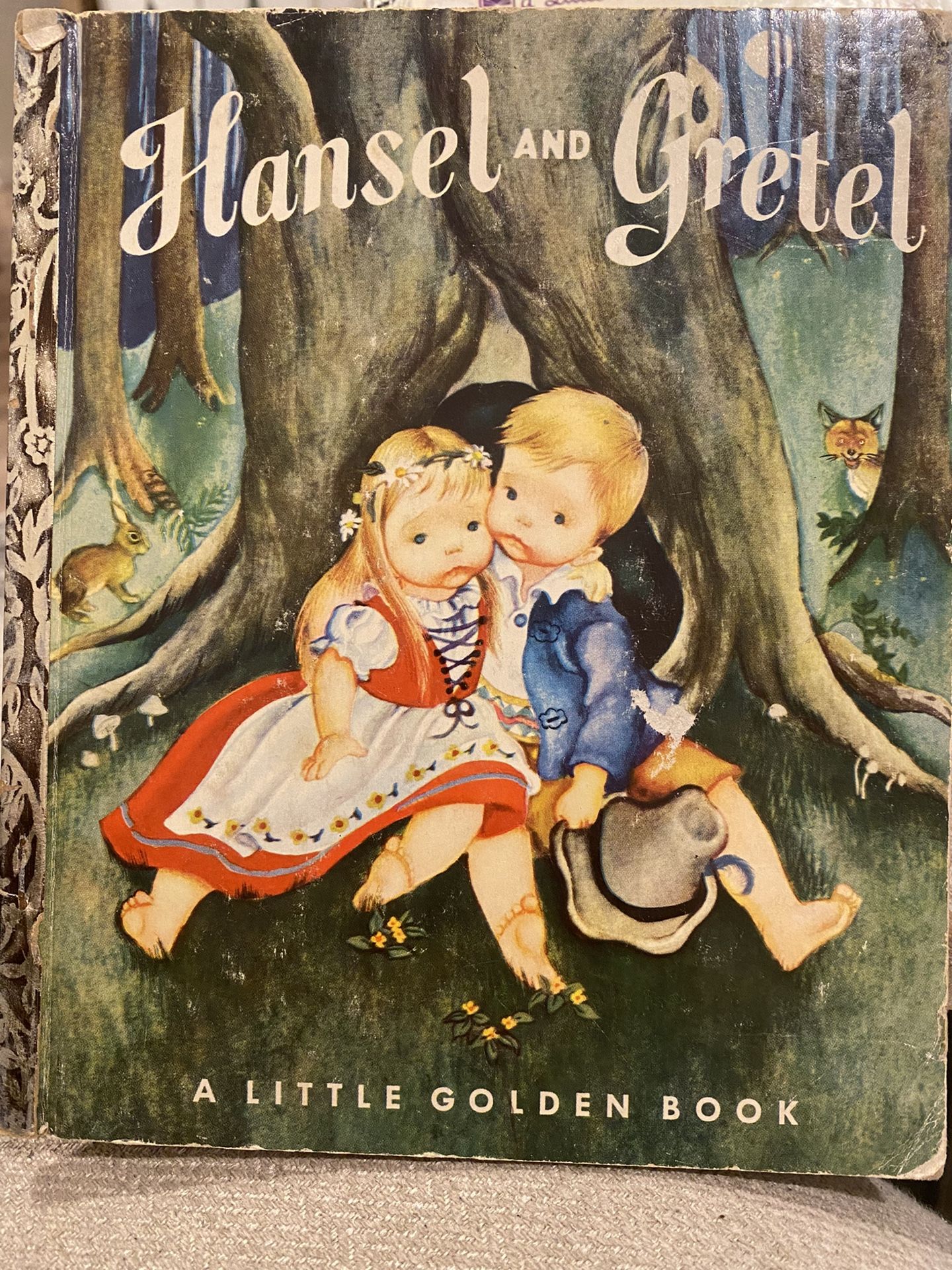 Original 1954 Hansel & Gretel Little Golden Book