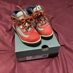 Red Toddler Field Boots