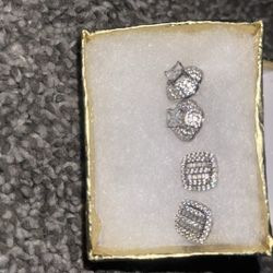 real diamond earrings 