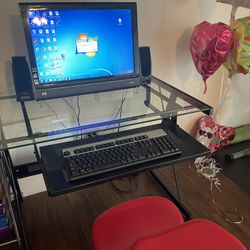 Computer & Desk, Chair $325