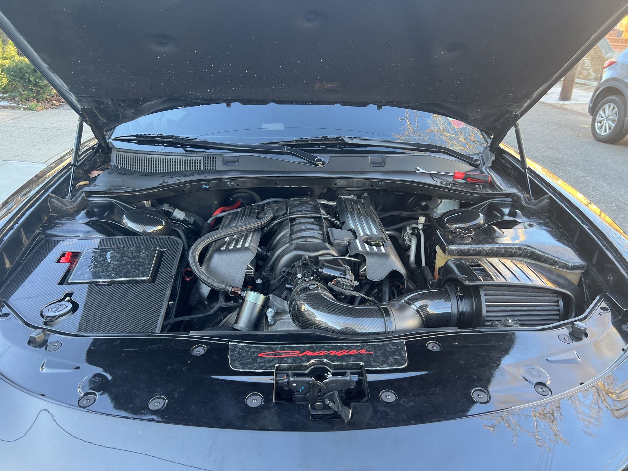 Real Carbon Fiber 4 Inch Intake