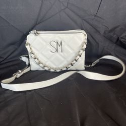 White Steve Madden Crossbody Bag/Bolsa Blanca de Steve Madden