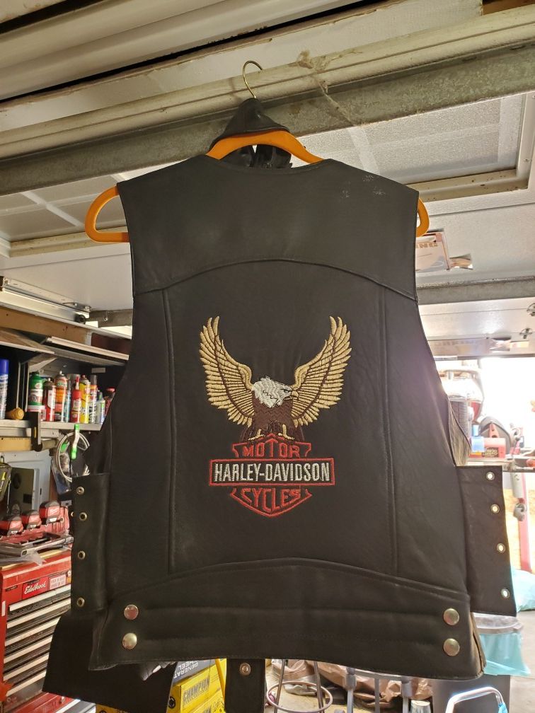 Harley Davidson motorcycle Vest