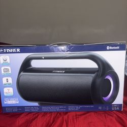 Fisher Bluetooth Speaker With Led 