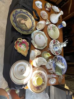 Porcelain, China & Milk Glass Antique Collectibles 