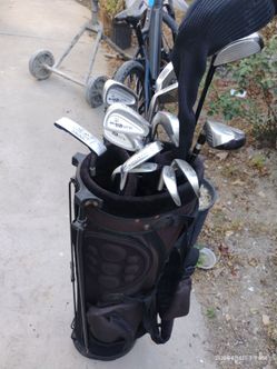Golf set with bag
