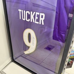 Autographed Justin Tucker Jersey